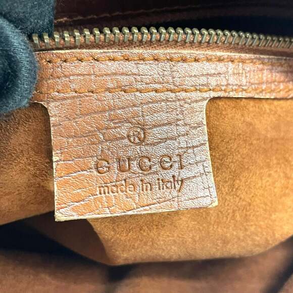 Gucci One-Shoulder Handbag Leather Brown Women's U17 - Picture 16 of 16